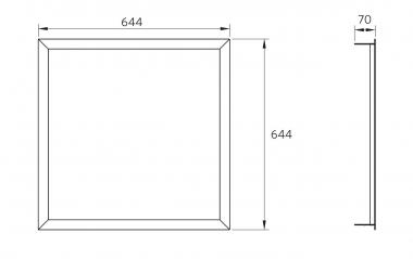 Opple LED Panel Rc Sq600    542098009600 