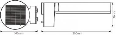 LEDV ENDURA STYLE Solar Sensor Wall 