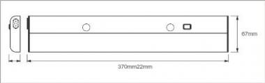 LEDV LINEAR LED FLAT ECO 840 8X1 