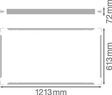 LEDV PL 1200X600 SURFACE MOUNT KIT 