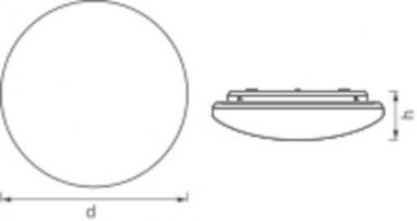 LEDV ORBIS IP44 SENSOR 400MM 25W 830 