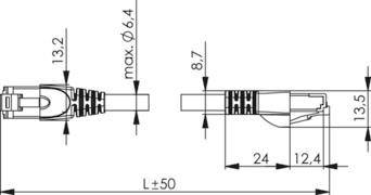 TG S/FTP Cat.7 4x2xAWG 27/7, L00001A0139 