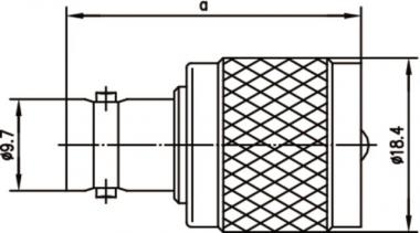 TG Adapter BNC-UHF (F-M) UG  J01008A0801 