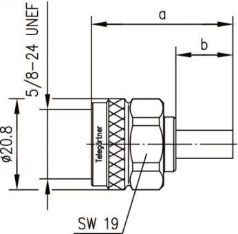 TG N-Kabelstecker CR/CR G5   J01020A0113 