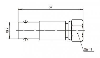 TG Adapter BNC-F (F-M)       J01008A0031 