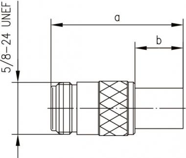 TG N-Kabelbuchse CR/CR RG-   J01021A0145 