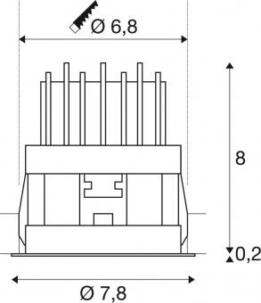 SLV HORN MAGNA LED Outdoor       1002591 