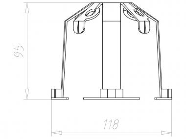Kaiser Abstandhalter DA68-80mm   9310-10 