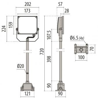 PIL LED-Fluter Guell Zero+ Kit S/M 