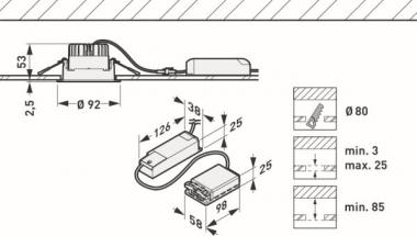 TRIL Downlights Amatris          9649651 