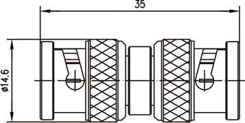 TG BNC Kupplung UG 491 50    J01004A0806 
