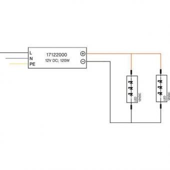 BRUM LED-Netzgerät IP65 12V DC  17122000 