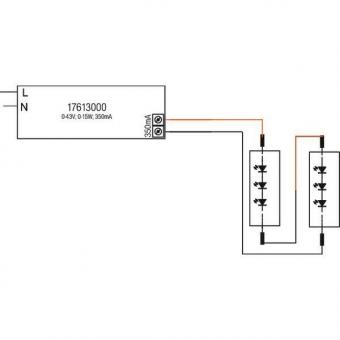 BRUM LED-Konverter 350mA 0-15W  17613000 