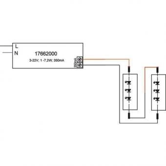 BRUM LED-Konverter 350mA 1-7W   17662000 
