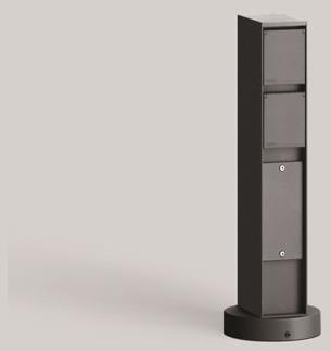 BEGA Säule mit 2 Schuko-Steckdosen 70375 