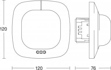 STEIN   PRAESENZMELDER IR QUATTRO KNX V3 