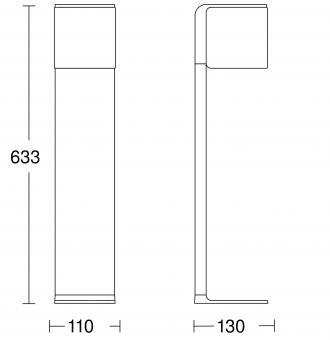 Steinel    GL 80 MC ohne Bewegungsmelder 