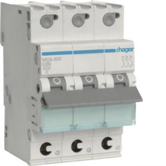 Hager Leitungsschutzschalter      MCS320 