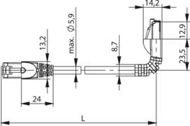 TEGA Patchkabel S/FTP Cat.6a L00001A0199 