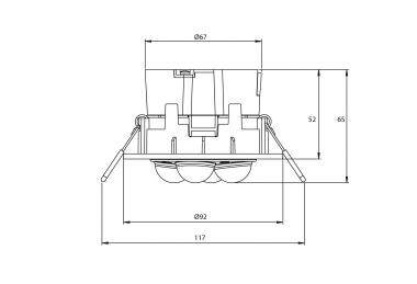OPPLE Smart BLE2 PIR-Sensor 821006002000 