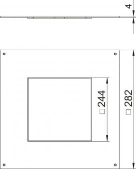 OBO DUG 250-3 9 Montagedeckel 250-2/3 f. 