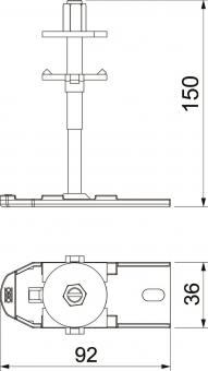 OBO IBNEV 150 Nivelliereinheit f.IBK St 