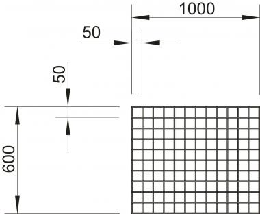 OBO SDG-2 Stahldrahtgitter groß 