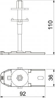 OBO IBNEV 110 Nivelliereinheit f.IBK St 