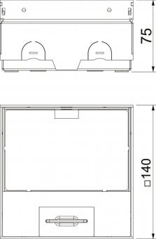 OBO UDHOME-ONE GV15V Bodensteckdose 