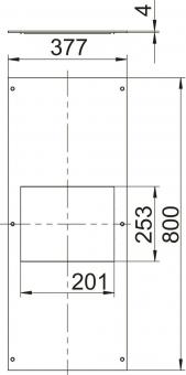 OBO OKA DG6 400 Geräteeinsatzdeckel 