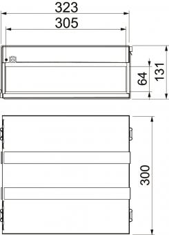 OBO PMB 630-4 A2 Brandschutzbox 