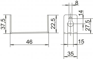 OBO BSK-W0511 Trennwinkel 