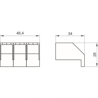 Siemens 3LD92210A Klemmenabdeckung 3p 