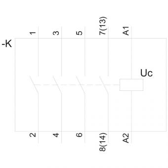 Siemens 5TT50302 INSTA-Schütz 4S 