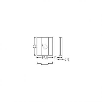 BRUM 53020000 Halter-Set f.waag.Montage 