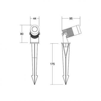 Brumberg LED-Erdspießstrahler   60109643 