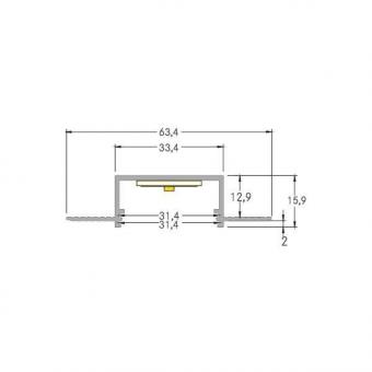 BRUM LED-Alu-Profil,            73655070 