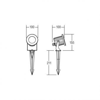 BRUM LED-Erdspießleuchte 6W     60103223 
