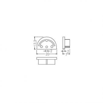 BRUM 53078260 Endkappen-Set QUALITYFLEX 