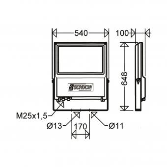 SCHUC LED-Scheinwerfer/Planfl. 780000012 