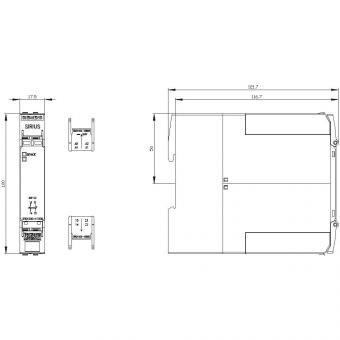 Siemens Koppelrelais 1S+1Ö 3RQ1000-1EB00 