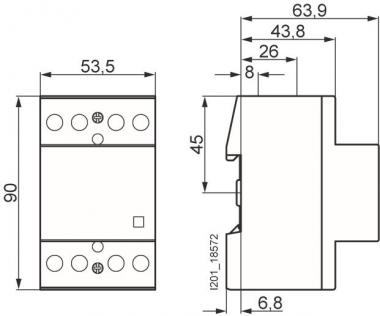 Siemens 5TT50402 INSTA-Schütz 4S 