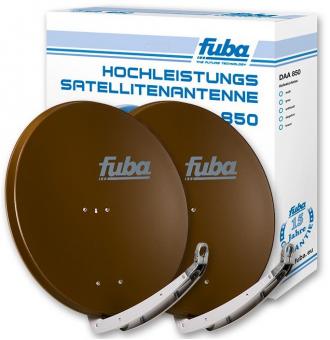 Fuba DAA 850 BB Satellitenantennen braun 