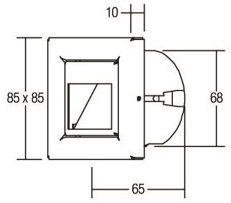 BRUM LED-Wandeinbaul. Edelstahl 10129203 