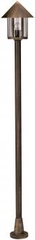 ALBE Mastleuchte, Alu, braun-     654127 