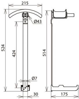 DEHN Haltevorrichtung f.     HV EKV ES40 