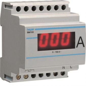 Hager Digitales Amperemeter        SM151 