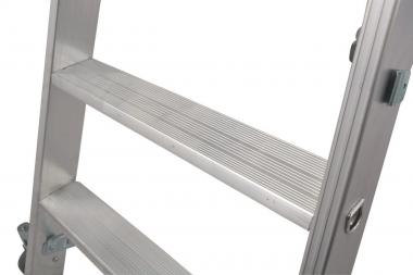 Krause Stufen-Doppelleiter Alu 2x7 