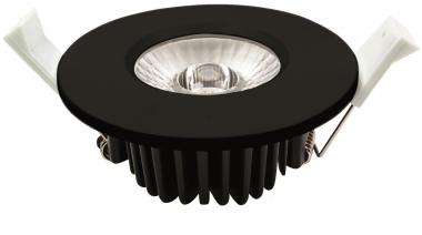 LEDxON Einbaust EDOS flat sw     7008123 