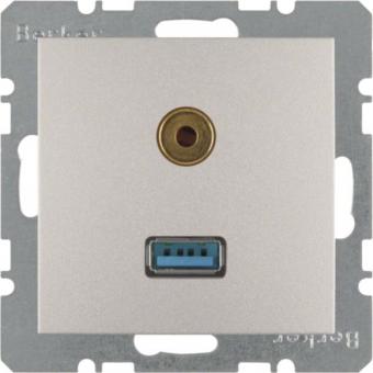 Berker USB/3,5mm Audio        3315391404 